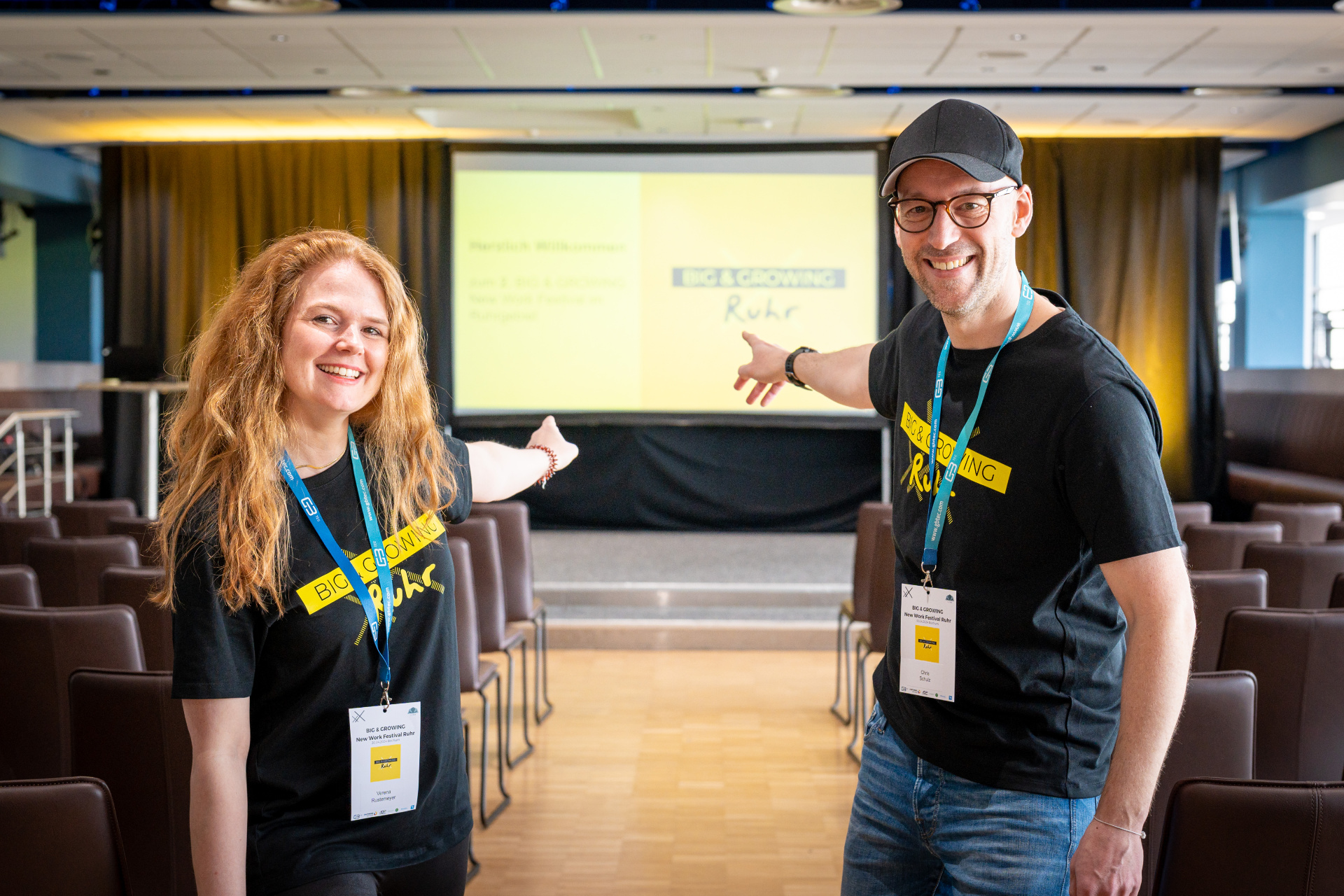 Chris und Verena von SUPYOU beim Big and Growing New Work Festival Ruhr 2024