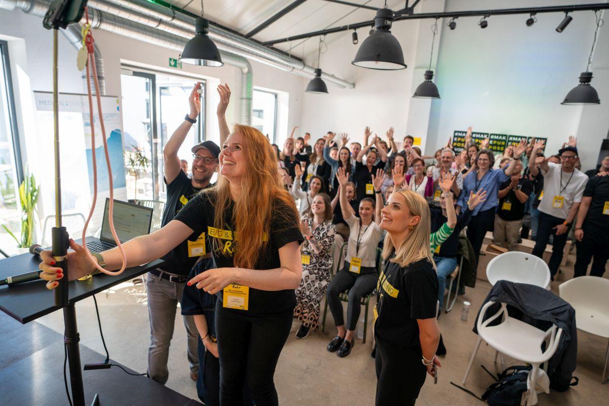 Teilnehmer auf dem Big and Growing New Work Festival Ruhr 2025
